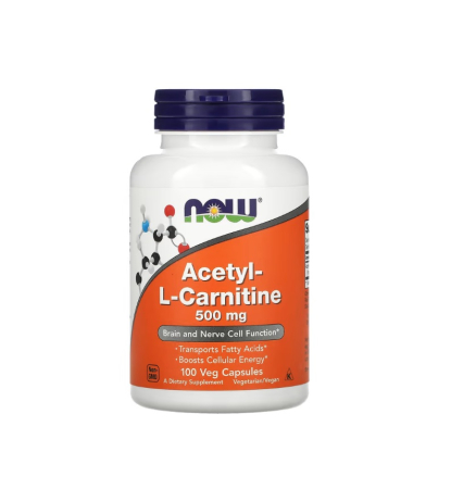 Controlul Greutatii & Sport - Acetyl L-Carnitine 500mg 100 capsule - NOW Foods