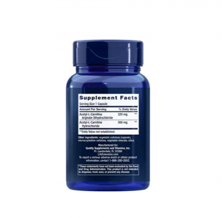 Acetyl-L-Carnitine Arginate 90 Capsule - Life Extension [1]