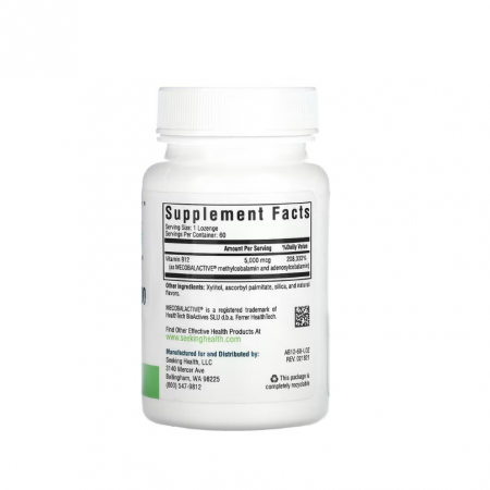 Active B12 5000 60 Lozenges - Seeking Health [1]