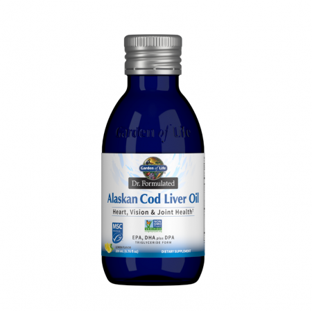 Omega & Ulei De Peste - Alaskan Cod Liver Oil Liquid Dr. Formulated 200ml - Garden of Life