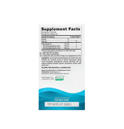 Algae Omega Plant Based EPA&DHA [1]