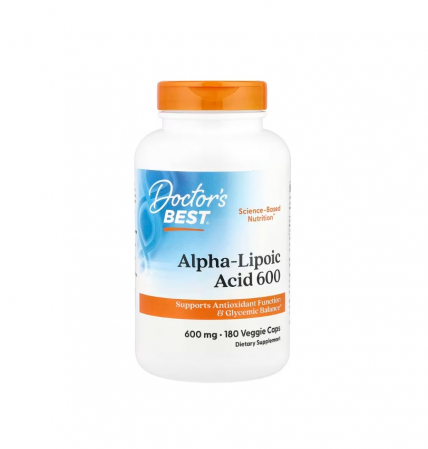 Doctor's Best - Alpha-Lipoic Acid 600 mg 180 capsule - Doctor's Best