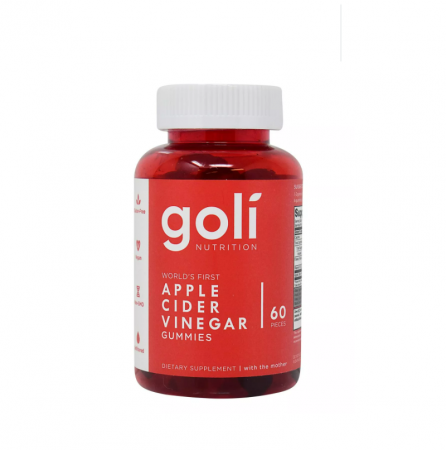 Controlul Greutatii - Apple Cider Vinegar 60 Gummies - Goli Nutrition
