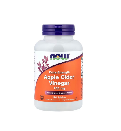 NOW Foods - Apple Cider Vinegar, Extra Strength 750mg 180 tablete - NOW Foods