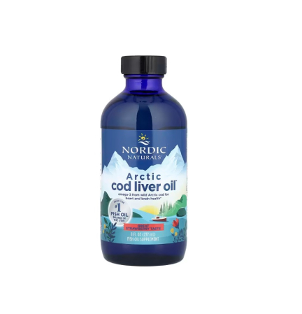 Imunitate - Arctic Cod Liver Oil 237ml Strawberry - Nordic Naturals