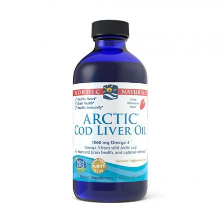 Imunitate - Arctic Cod Liver Oil 237ml Strawberry - Nordic Naturals