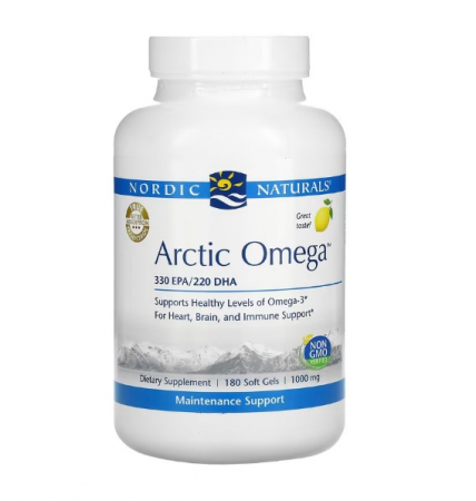 Inima - Arctic Omega Lemon 1000mg 180 Soft Gels - Nordic Naturals