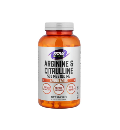 Amino Acizi - Arginine & Citrulline 240 capsule - NOW Foods