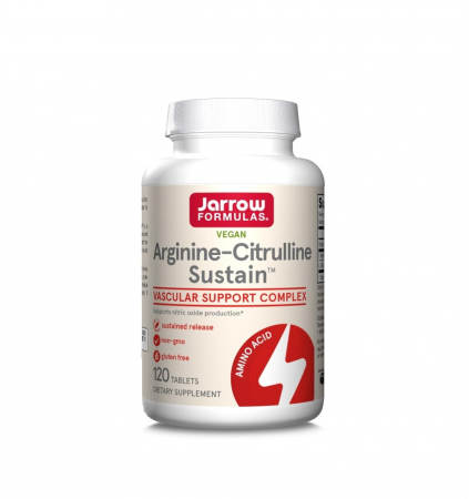 Jarrow Formulas - Arginine-Citrulline Sustain™ 120 tablete - Jarrow Formulas