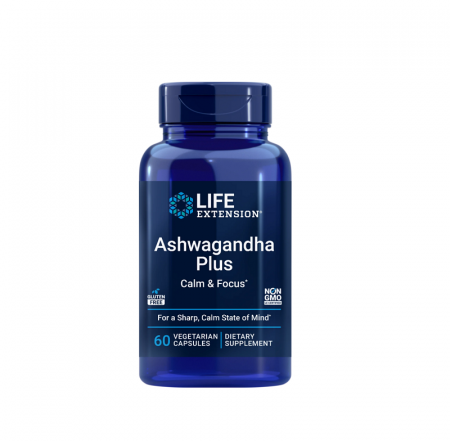 Ashwagandha Plus Calm & Focus 60 Capsule - Life Extension