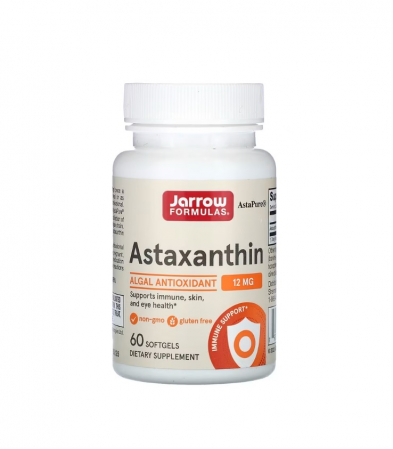 Imunitate - Astaxanthin 12mg 60 capsule moi - Jarrow Formulas