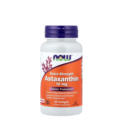 Producatori - Astaxanthin 10 mg Extra Strengh 60 capsule - NOW Foods