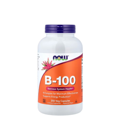 Producatori - B-100 250 capsule - NOW Foods