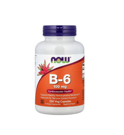 NOW Foods - B-6 100mg 250 capsule - NOW Foods