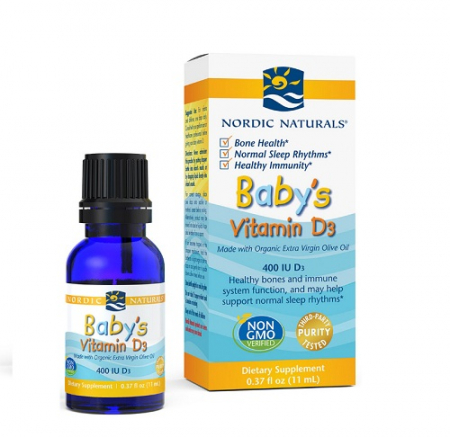 Vitamine & Minerale - Baby's Vitamin D3 400IU (11 ml) - Nordic Naturals