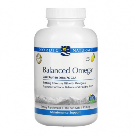 Inima - Balanced Omega Lemon 830mg 180 Softgels - Nordic Naturals
