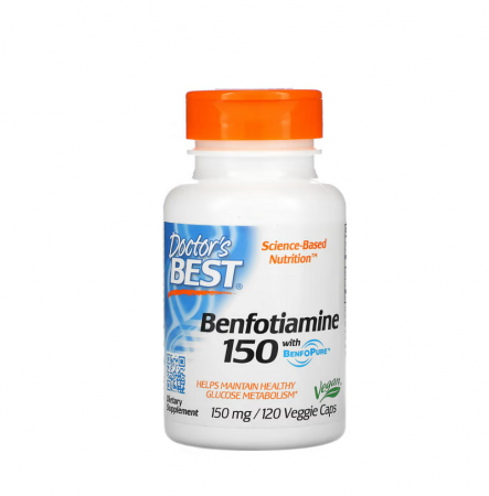 Anti-Imbatranire - Benfotiamine 150 with BenfoPure 150mg 120 Capsule - Doctor's Best