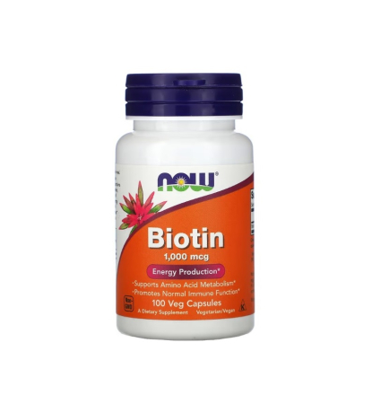 Imunitate - Biotin 1000mcg 100 capsule - NOW Foods