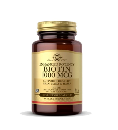 Creier & Memorie - Biotin 1000mcg 100 capsule - Solgar