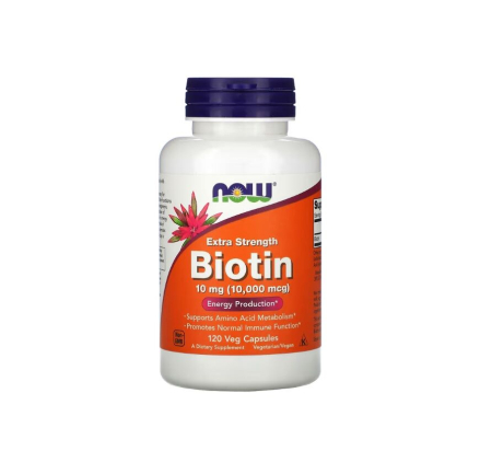 Producatori - Biotin 10mg Extra Strength 120 capsule - NOW Foods