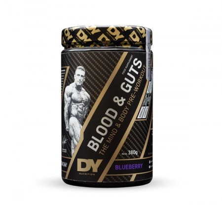 Dorian Yates Nutrition - Blood & Guts PreWorkout Blueberry 380g. -  Dorian Yates