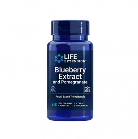 Reduceri - Blueberry Extract and Pomegranate 60 Capsules - Life Extension