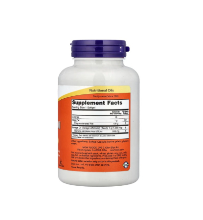 Borage Oil 1000 mg 120 capsule - NOW Foods [1]