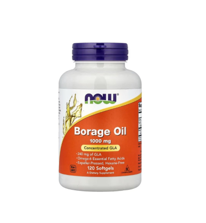 NOW Foods - Borage Oil 1000 mg 120 capsule - NOW Foods