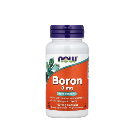 NOW Foods - Boron 3mg 100 capsule - NOW Foods