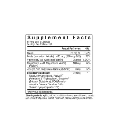 Brain Nutrients 60 comprimate - Seeking Health [1]