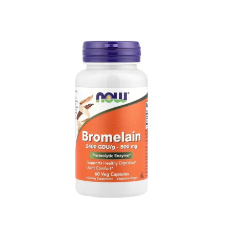 NOW Foods - Bromelain 500mg 60 capsule - NOW Foods