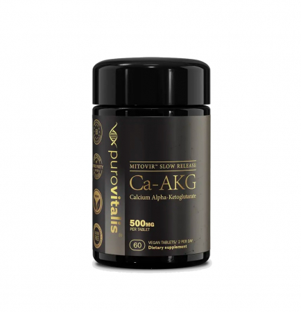 Purovitalis - Calciu AKG (Ca-AKG) 500mg 60 tablete - Purovitalis