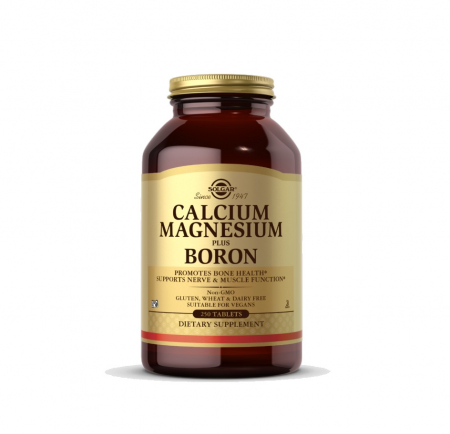 Inima - Calcium Magnesium Plus Boron 250 tablete - Solgar