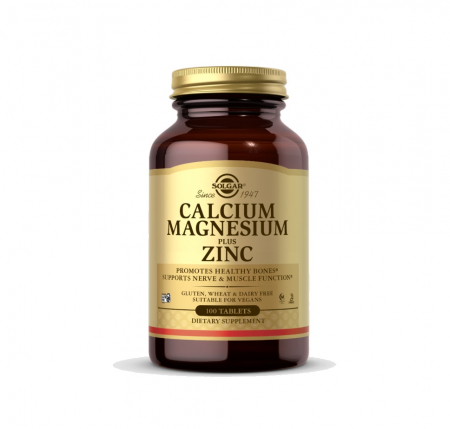 Solgar - Calcium Magnesium + Zinc 100 tablete - Solgar