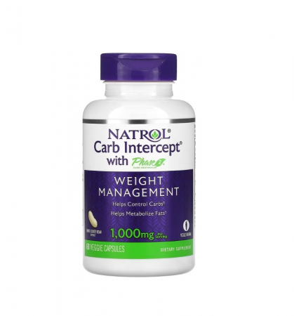 Natrol - Carb Intercept with Phase 2 Carb Controller 60 capsule - Natrol