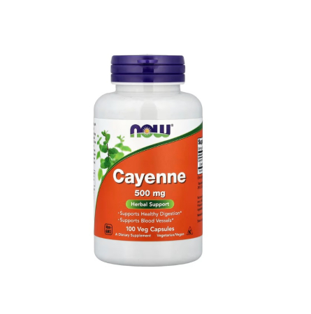 NOW Foods - Cayenne 500mg 100 capsule - NOW Foods