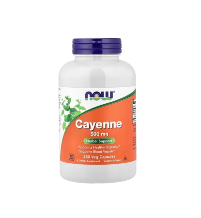 Digestie - Cayenne 500mg 250 capsule - NOW Foods