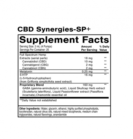 CBD Synergies-SP Sleep Formula Nanoemulsified - Quicksilver Scientific [1]