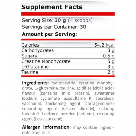 CGT Blast (Creatine, Glutamine, Taurine) 600g - Pure Nutrition USA [1]