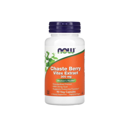 Producatori - Chaste Berry Vitex Extract 300mg 90 capsule - Now Foods