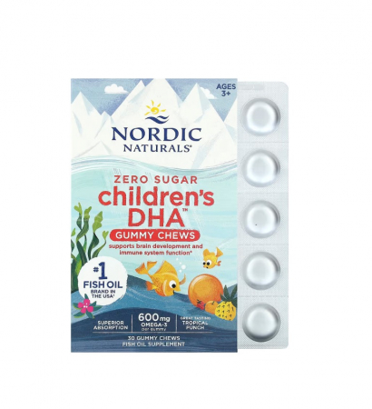 Nordic Naturals - Children's DHA Gummies 600mg 30 jeleuri - Nordic Naturals