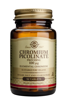 Producatori - Chromium Picolinate 100MG 90 tablete - Solgar