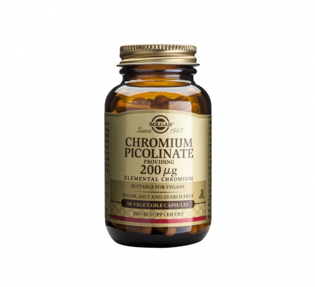 Solgar - Chromium Picolinate 200mcg 90 capsule - Solgar