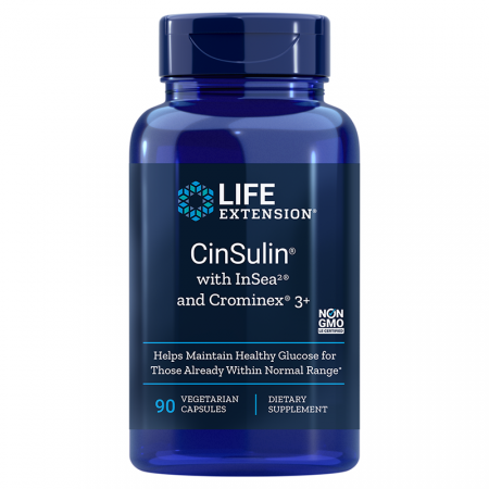 Controlul Greutatii - CinSulin with InSea2 and Crominex 3+ Life Extension