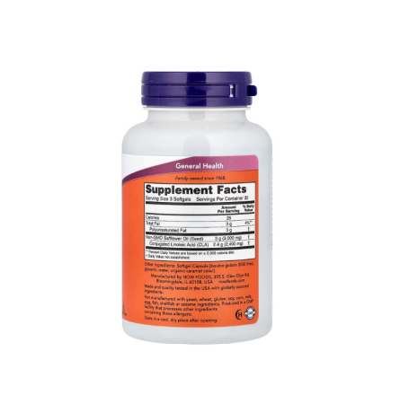 CLA 800mg 90 capsule moi - NOW Foods [1]