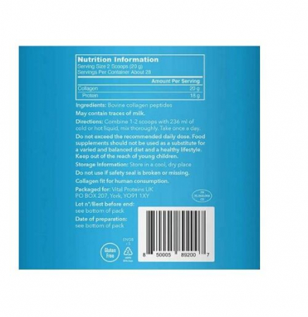 Collagen Peptides Unflavored 587g - Vital Proteins [1]