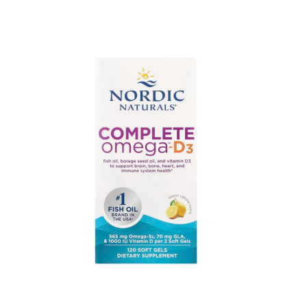 Vitamina D - Complete Omega-D3 120 Capsule - Nordic Naturals