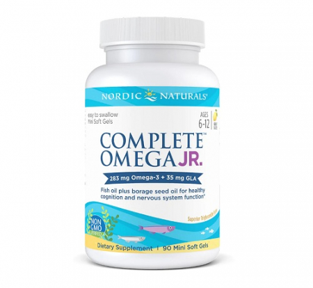 Omega & Ulei De Peste - Complete Omega Junior 90 capsule mini - Nordic Naturals