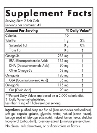 Complete Omega Junior 90 capsule mini - Nordic Naturals [1]