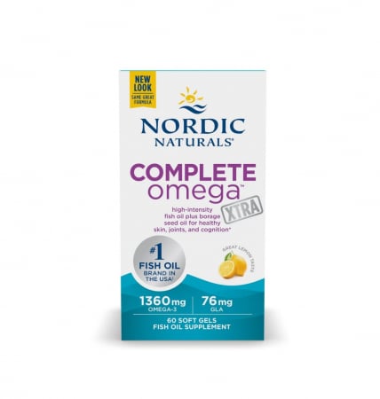 Stres & Stare De Spirit - Complete Omega Xtra 1360mg Lemon 60 capsule moi - Nordic Naturals